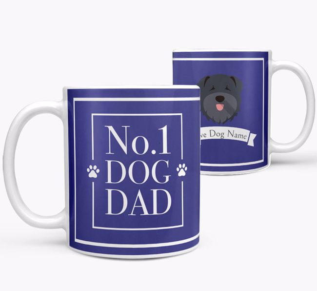 Personalised 'No.1 Dad' Mug from your {breedFullName}